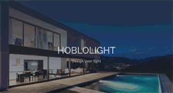 Desktop Screenshot of hoblolight.com